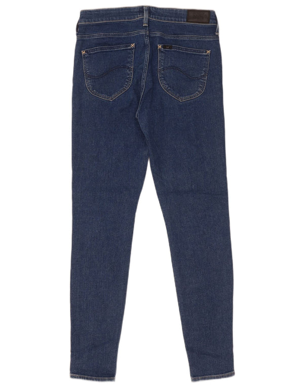 Damskie jeansy Lee Scarlett Skinny W28 L31 Niebieskie bawełniane