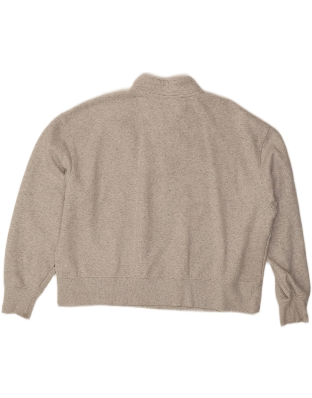 Damski sweter oversize DICKIES z zamkiem błyskawicznym, UK 18 XL, szara bawełna