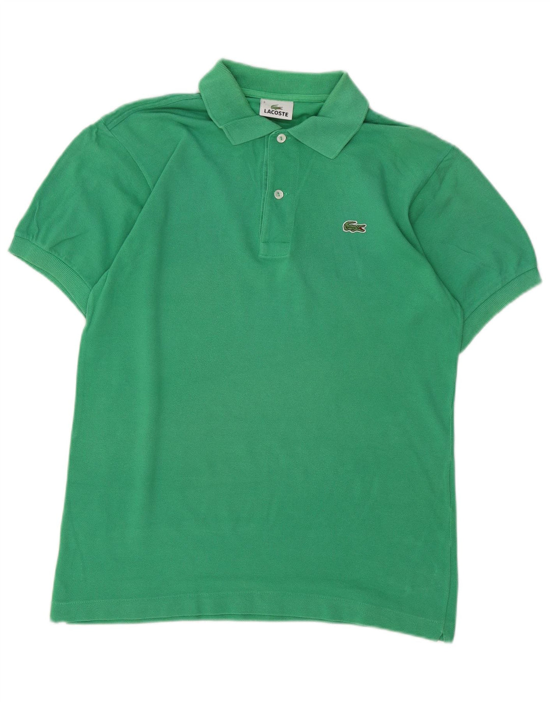 Męska koszulka polo LACOSTE, rozmiar 3, mała, zielona, bawełniana