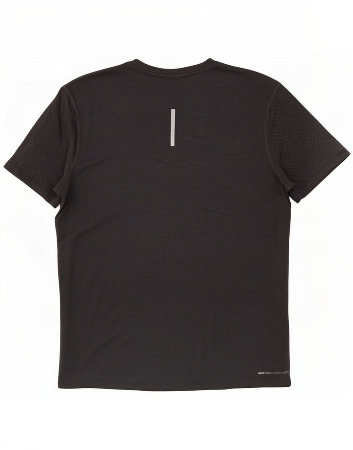 Męska koszulka do biegania Nike Top, średnioszary, geometryczny poliester