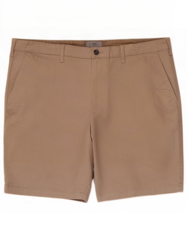 Męskie spodenki Chino Marks & Spencer W40 XL, beżowa, bawełniana