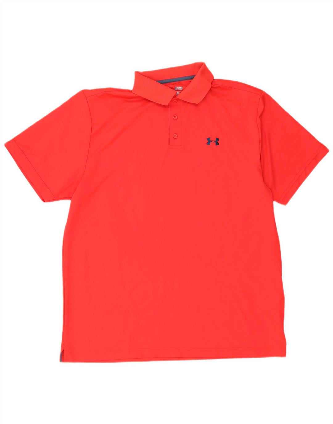 Męska koszulka polo Under Armour Heat Gear XL, czerwona, poliestrowa