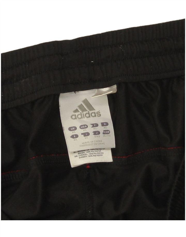 Męskie spodnie dresowe Adidas XL, czarne, poliestrowe