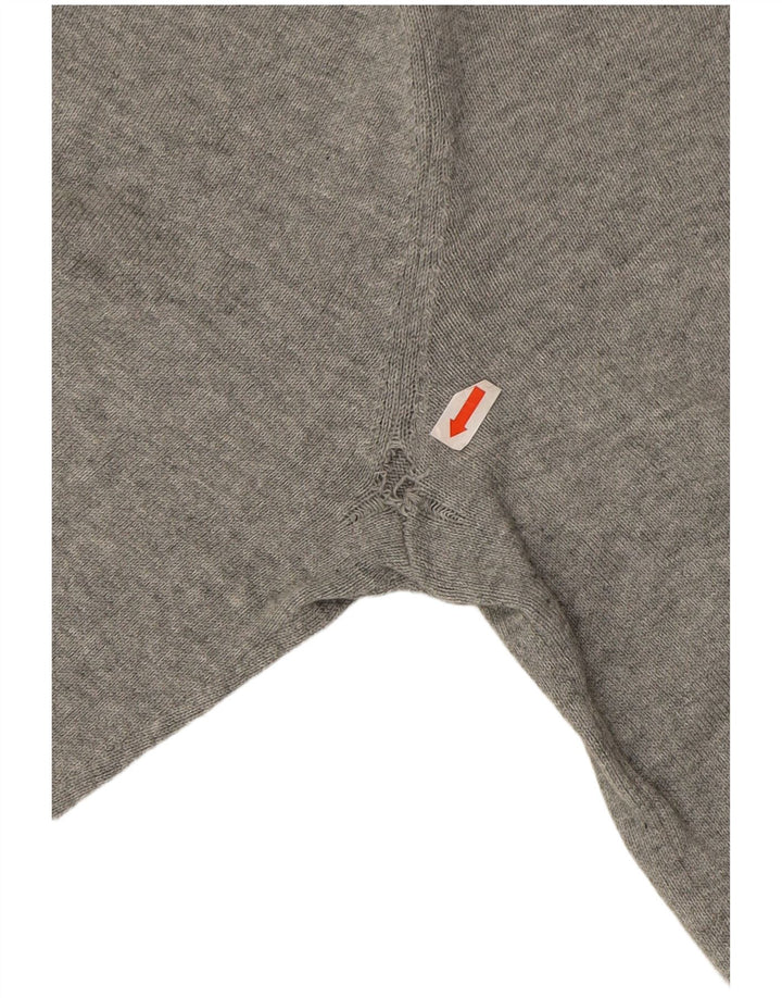 TIMBERLAND Mens Crew Neck Jumper Sweater Medium Grey Cotton
