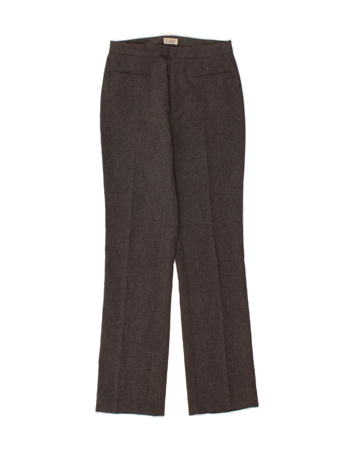 STEFANEL Womens Bootcut Suit Trousers IT 38 XS W26 L29  Grey Polyester Vintage Stefanel and Second-Hand Stefanel from Messina Hembry 