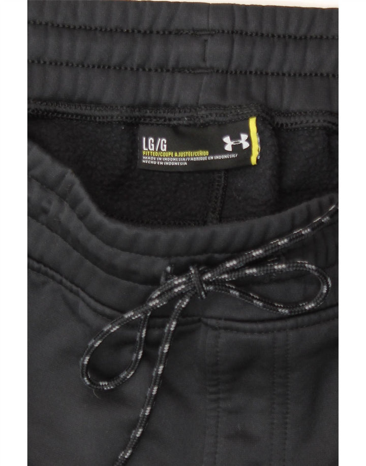 Męskie spodnie dresowe Under Armour, duże, czarne, poliestrowe