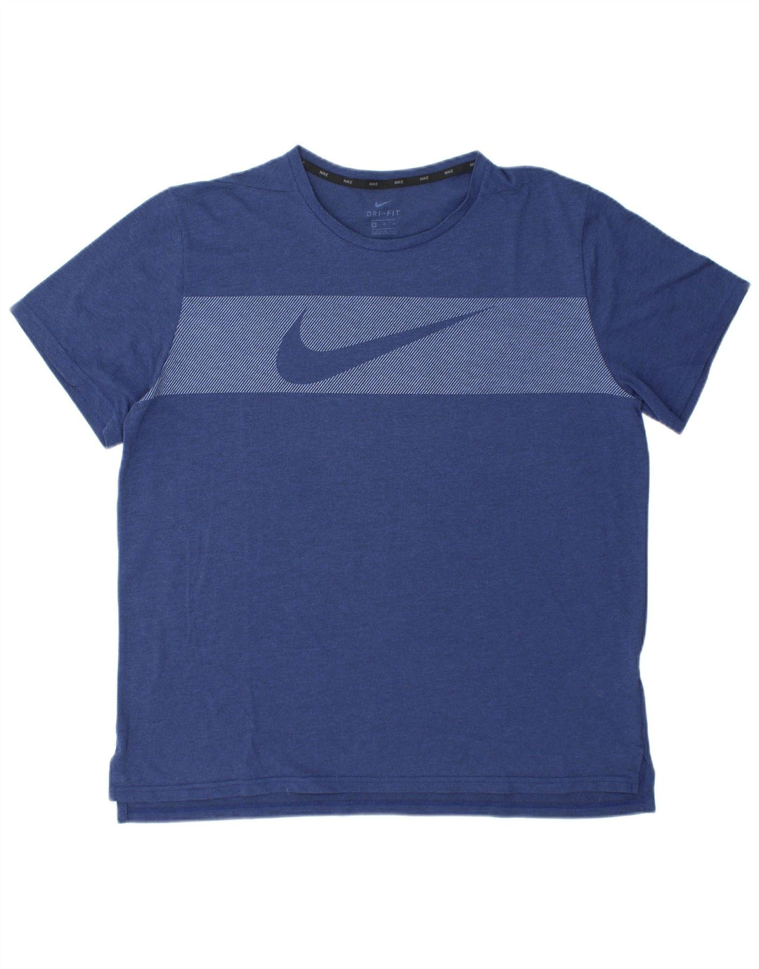 Męska koszulka Nike Dri Fit z grafiką, góra XL, granatowy, poliester
