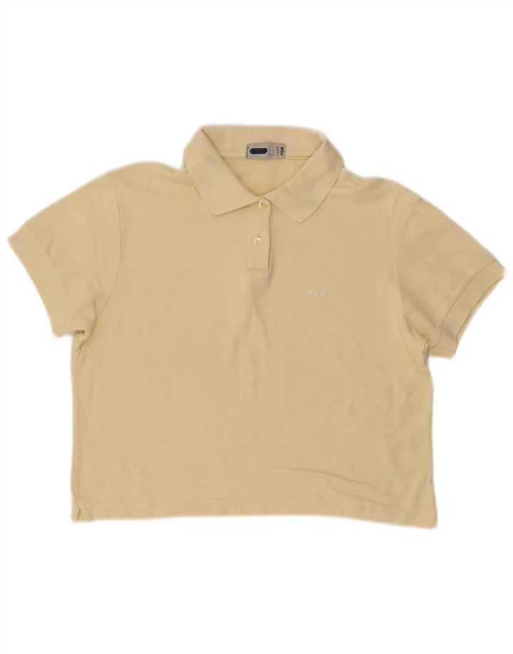 Damska koszulka polo FILA IT 50 XL żółta