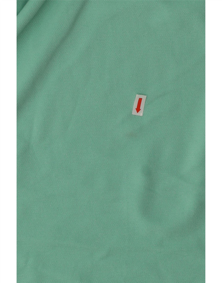 Crew Clothing Męska koszulka polo, mała, turkusowa, bawełniana
