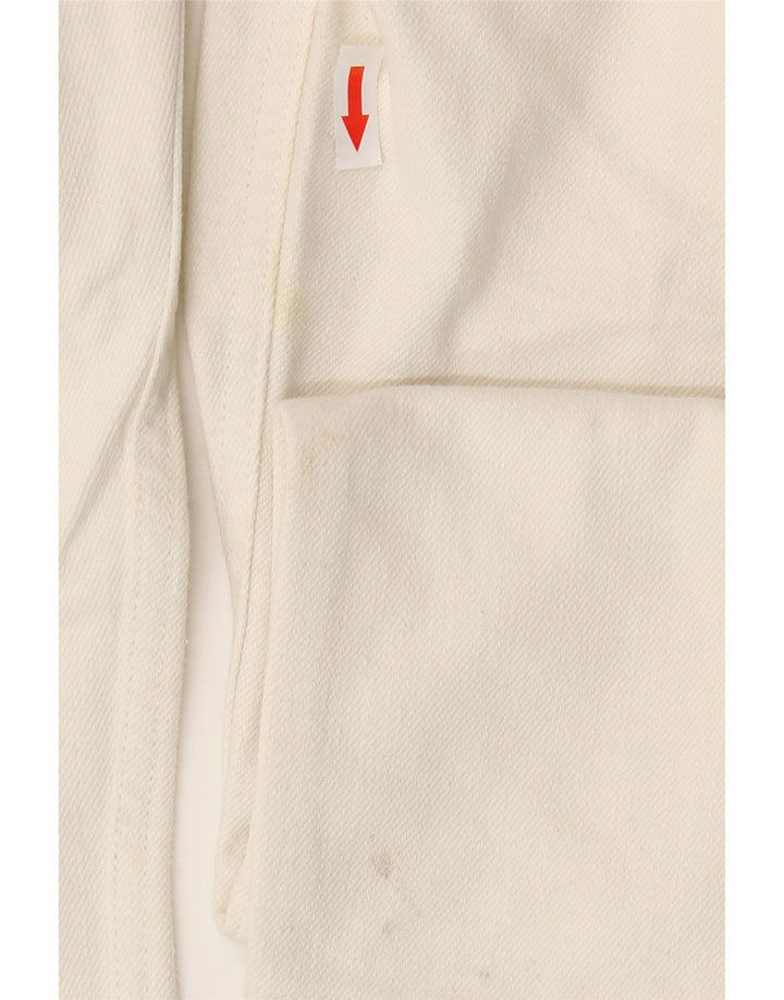 Męskie jeansy slim fit Burberry W31 L28 Biała bawełna