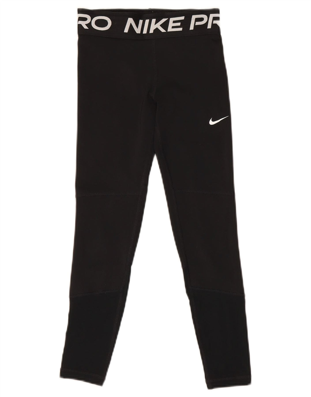 Dziewczęce legginsy Nike Dri Fit z grafiką 9-10 lat, małe, czarne, poliestrowe