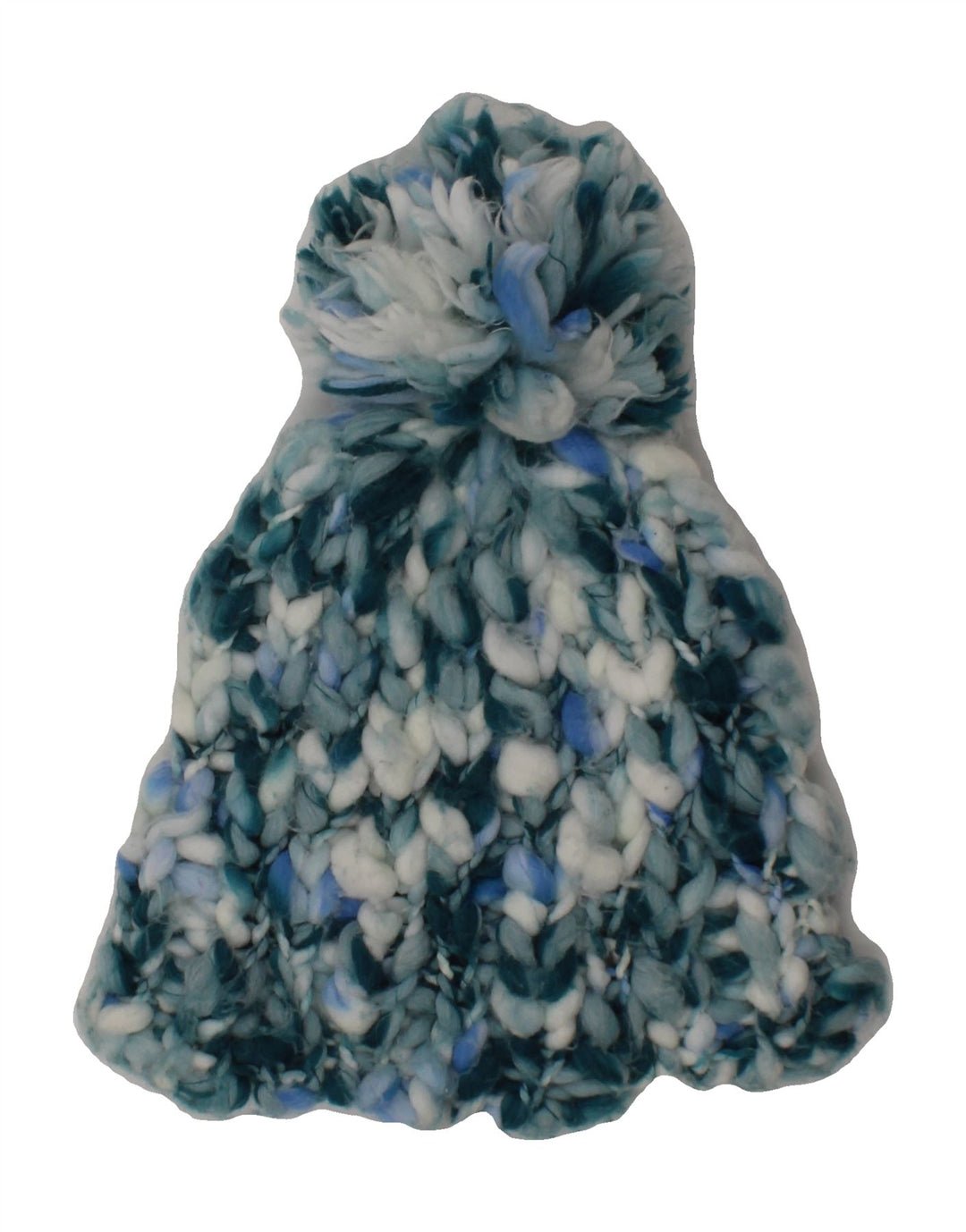 BEST COMPANY Womens Bobble Hat One Size Blue Flecked Vintage Best Company and Second-Hand Best Company from Messina Hembry 