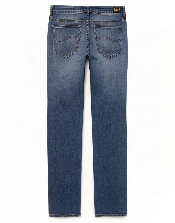 Damskie jeansy Lee Bootcut US 13 Large W32 L33 Niebieskie bawełniane