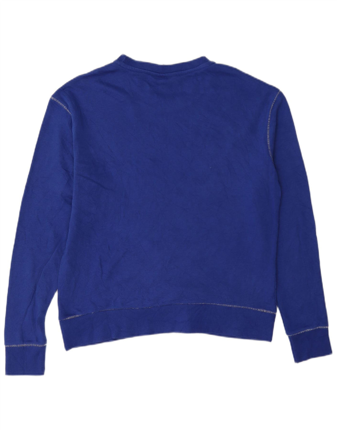 Damska bluza Champion Graphic Oversize Sweter UK 10 Small Blue Cotton