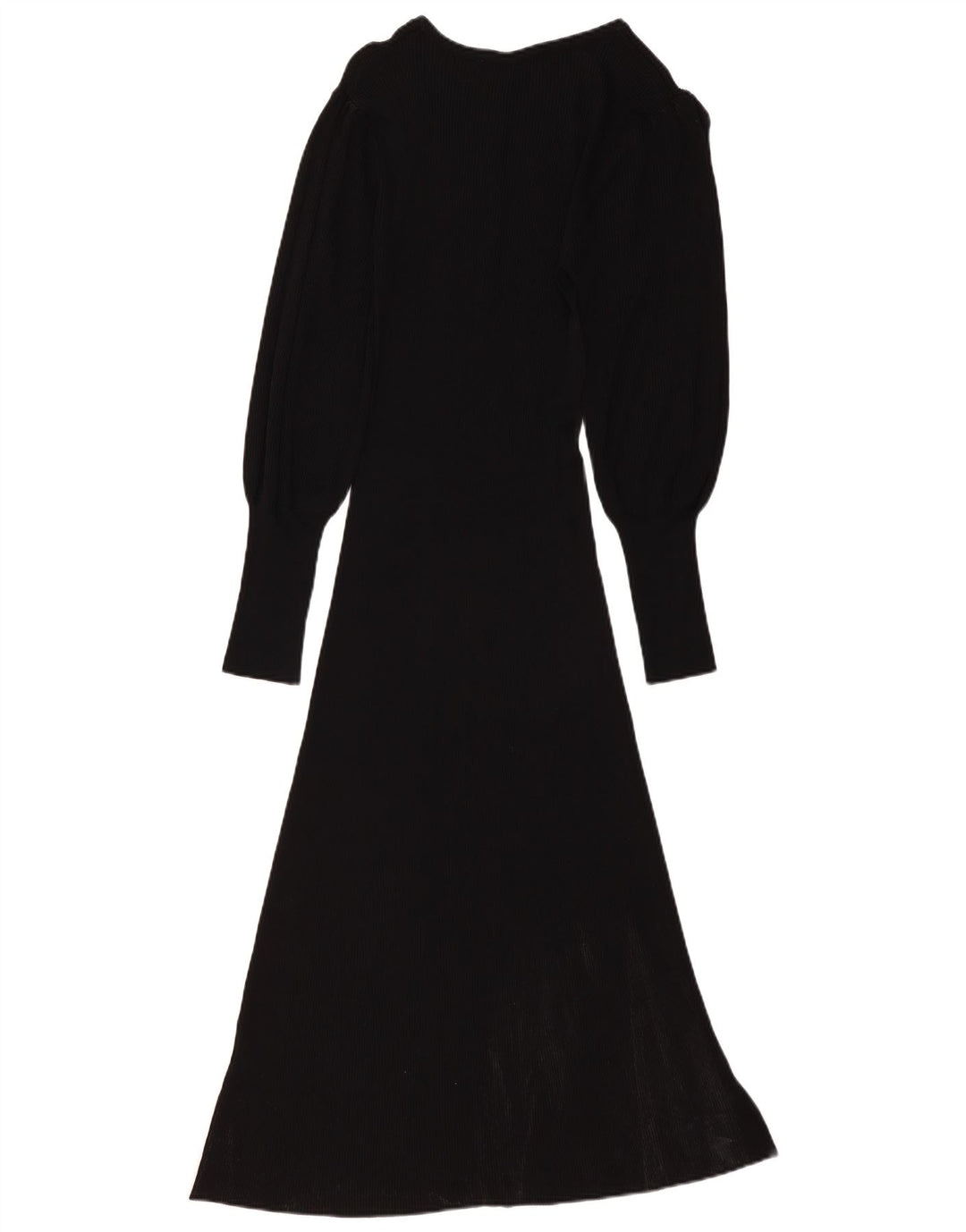 Damska sukienka sweterkowa ZARA UK 6 Small, czarna wiskoza