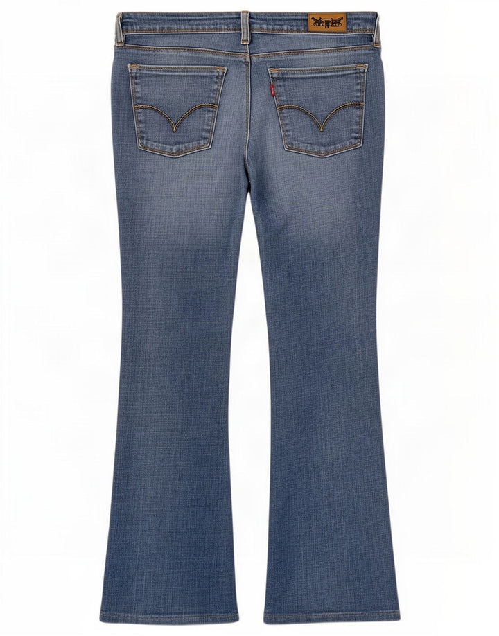 Damskie jeansy Levi's 572 Bootcut W34 L29 Niebieska bawełna