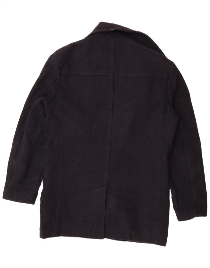 Płaszcz męski dwurzędowy FRENCH CONNECTION UK 40, duży, granatowy