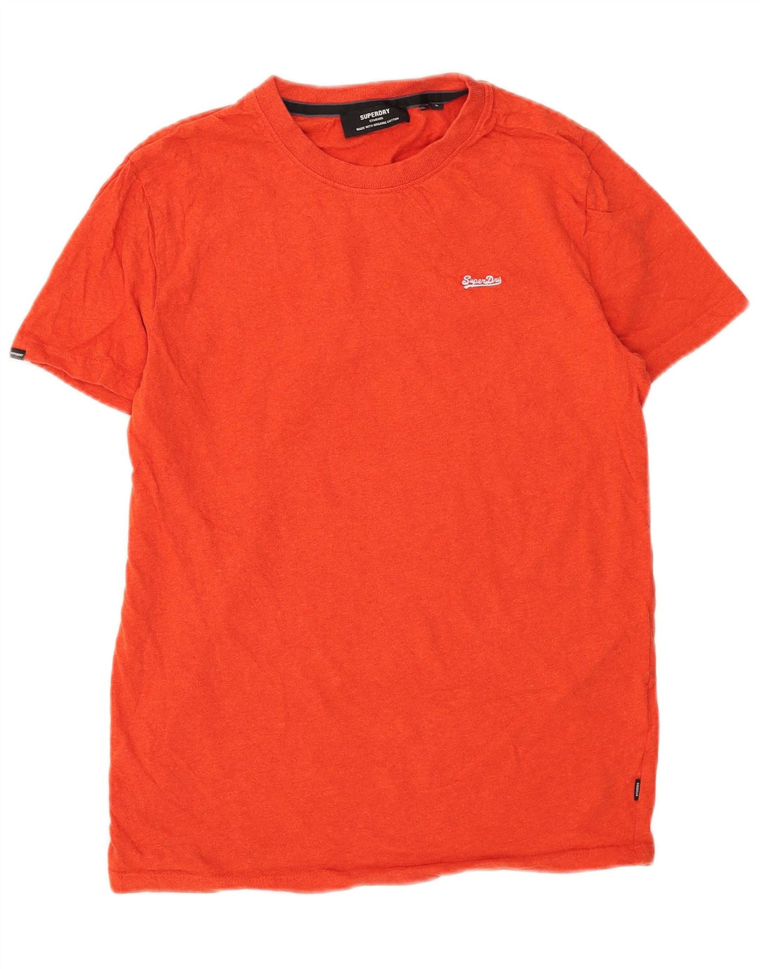 T-shirt męski Superdry, mały, czerwony, bawełniany