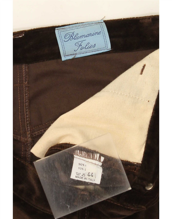 Damska spódnica ołówkowa Blumarine IT 44 Medium W28 Brązowa bawełna