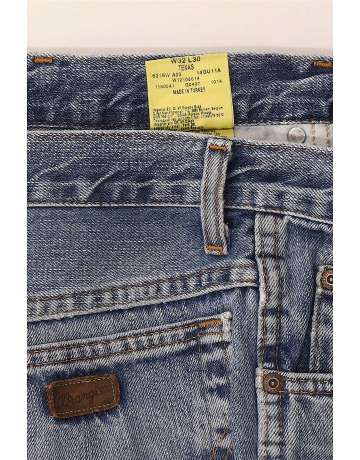Męskie jeansy Wrangler Texas Straight W32 L27 Niebieskie, bawełniane
