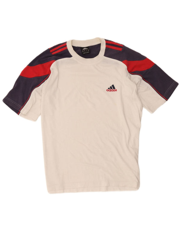 T-shirt męski ADIDAS, UK 40/42, bawełna w kolorze średniej bieli