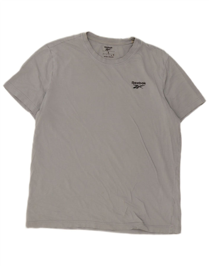 T-shirt męski Reebok, duży, szary