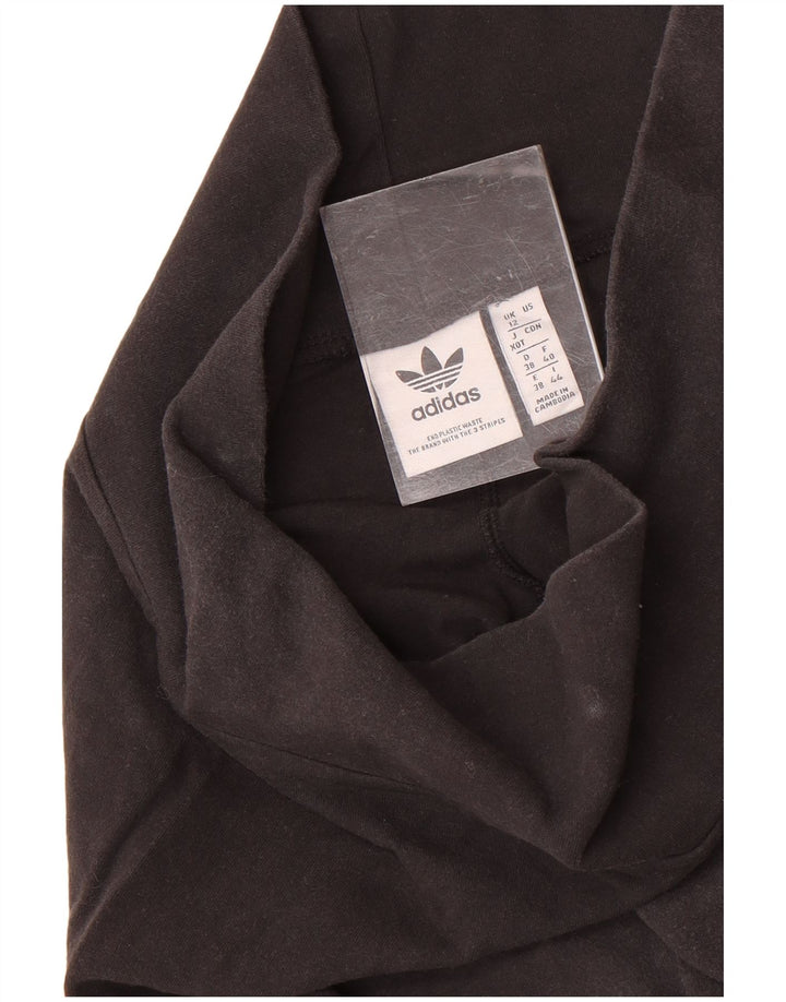 Legginsy damskie ADIDAS UK 12, średnie czarne