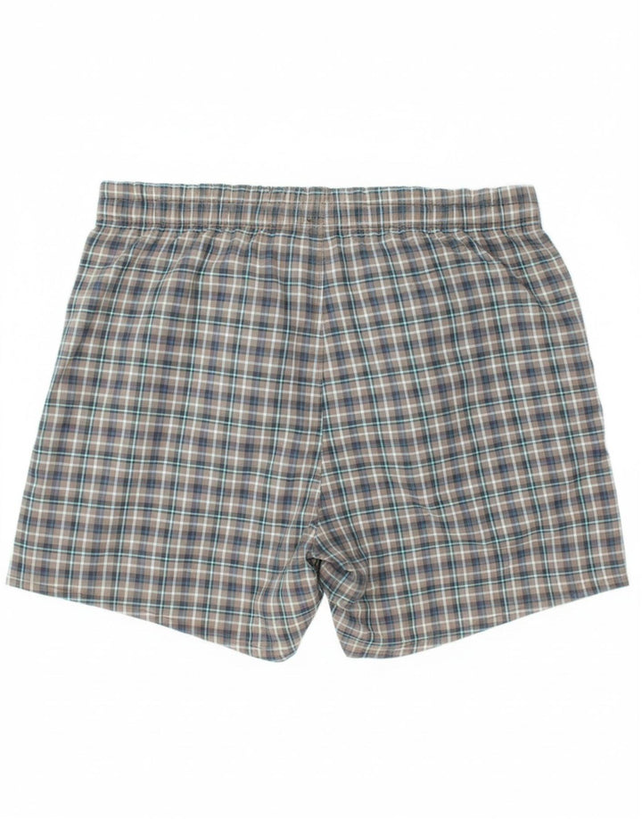 ARENA Mens Swimming Shorts Large  Grey Check