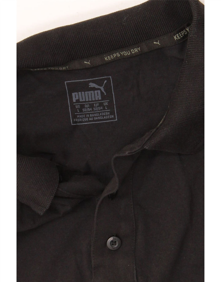 Męska koszulka polo PUMA, duża, czarna