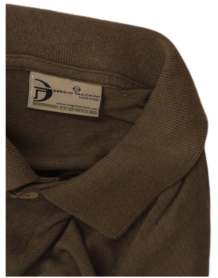 Męska koszulka polo Sergio Tacchini, duża, khaki