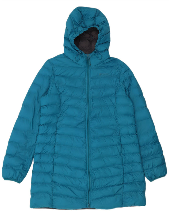 Damski ocieplany płaszcz Mountain Warehouse UK 16, duży, niebieski nylon