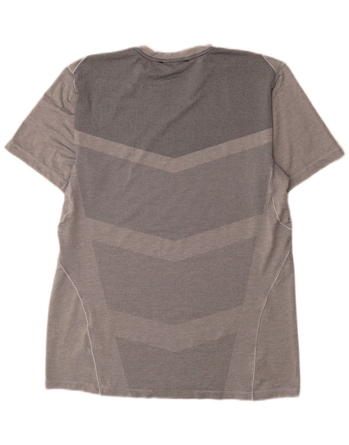 Męski T-shirt Nike Dri Fit Top, średni szary poliester
