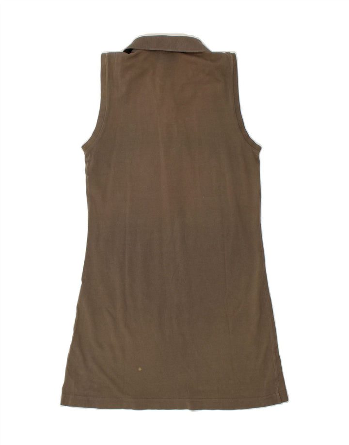 INVICTA Womens Sleeveless Polo Dress UK 12 Medium Grey Vintage Invicta and Second-Hand Invicta from Messina Hembry 