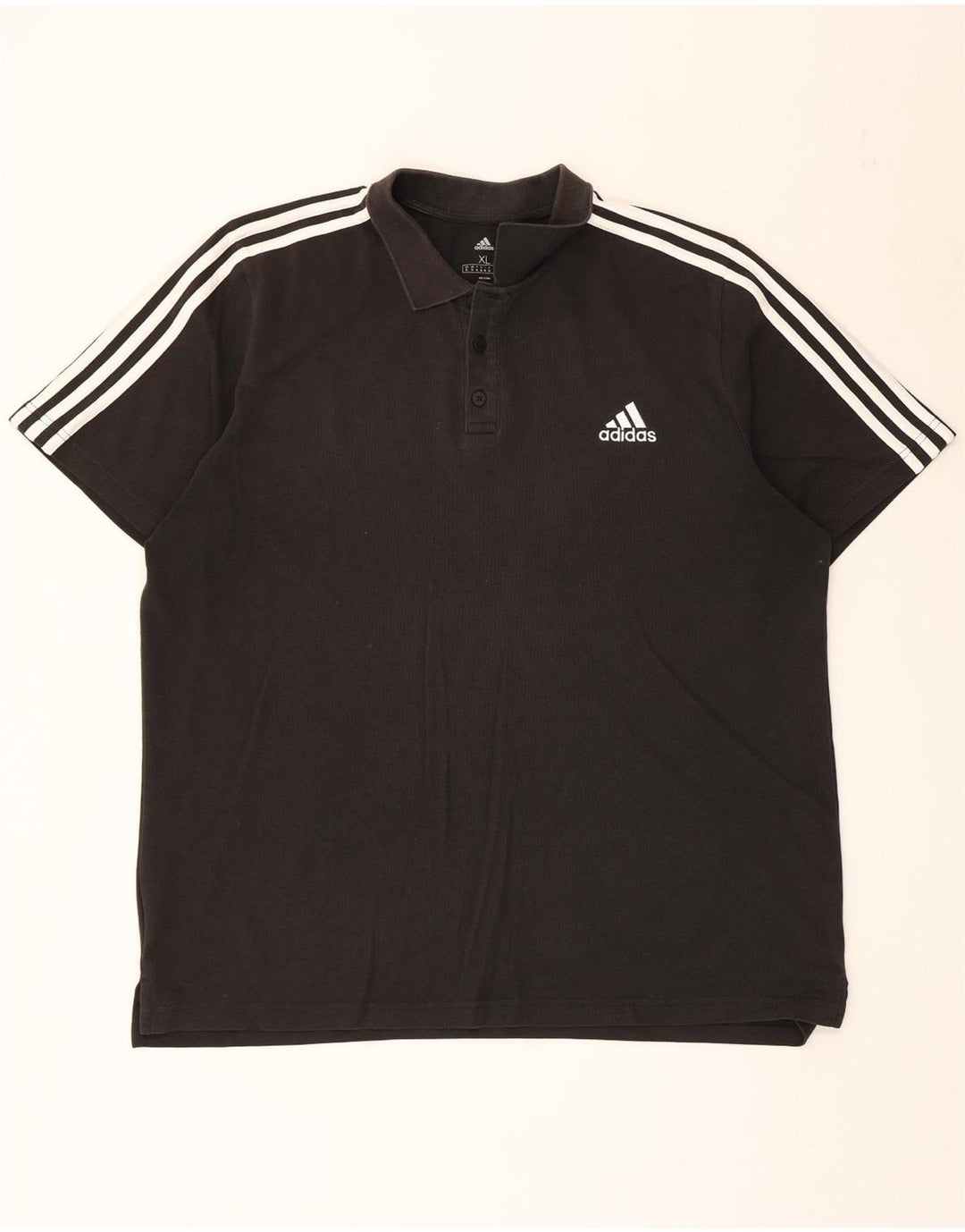 Męska koszulka polo Adidas XL, czarna, bawełniana