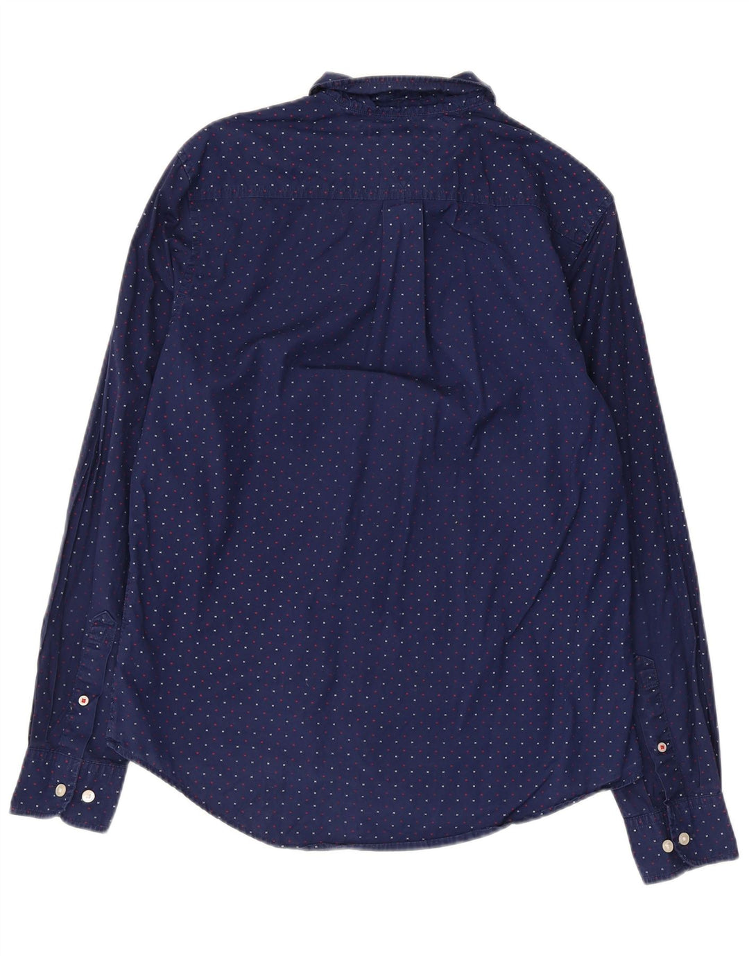 Męska koszula graficzna Tommy Hilfiger, mała, granatowa, bawełniana