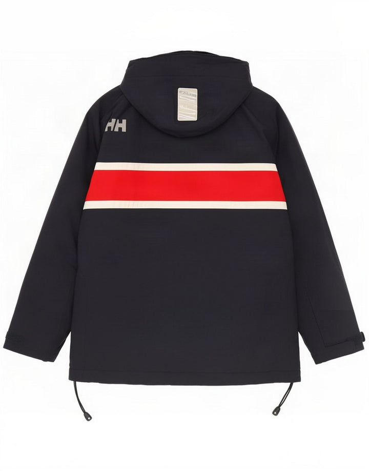 Męska kurtka wiatrówka Helly Hansen UK 40, duża, granatowa, blok kolorów