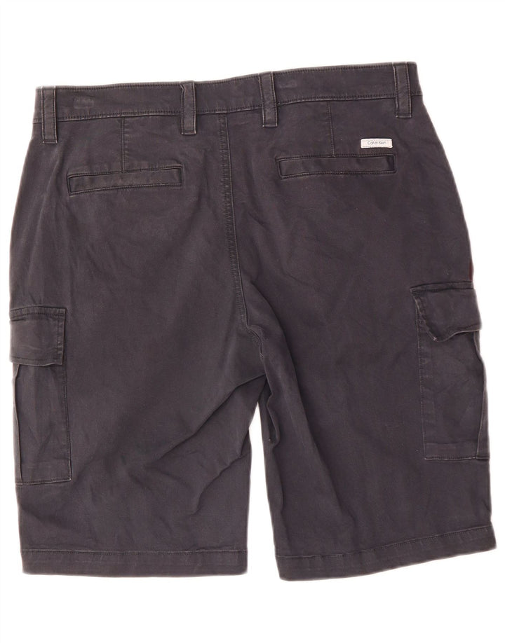 Męskie spodenki cargo Calvin Klein IT 48 Medium W34 Granatowa bawełna