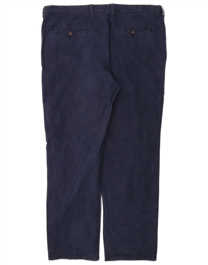 Marks & Spencer Męskie proste spodnie chino W40 L33 granatowe