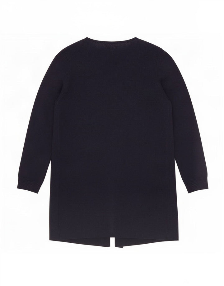 Marks & Spencer Damski sweter rozpinany UK 12 Średni granatowy akryl