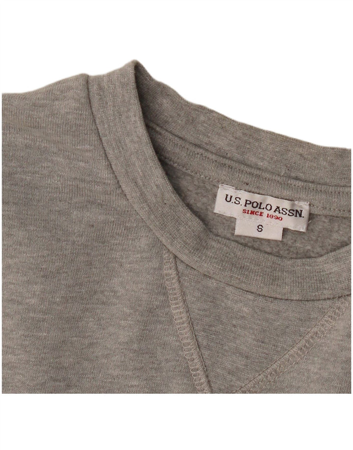 US Polo Assn. Męska bluza dresowa, mała, szara