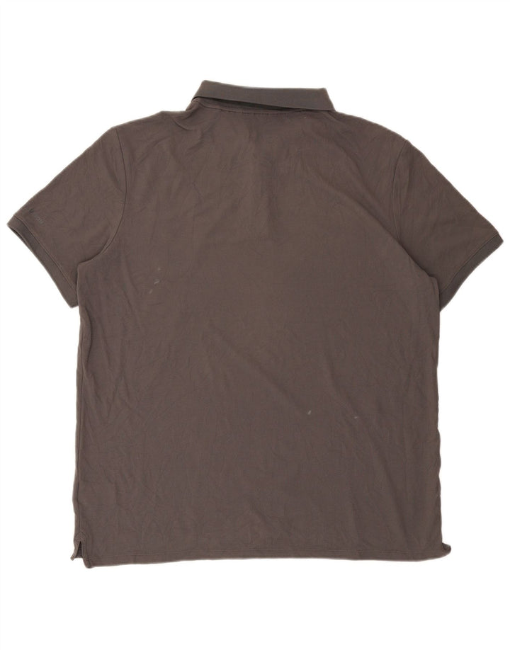 Męska koszulka polo MUSTO XL, szary poliamid