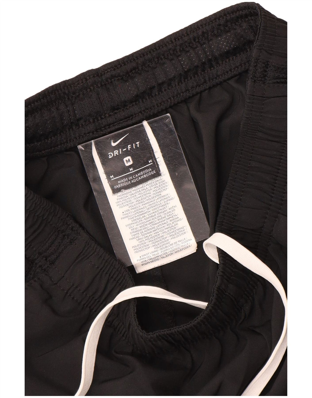 Męskie spodenki sportowe Nike Dri Fit, średni czarny poliester