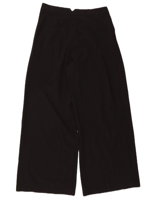 Damskie spodnie typu casual z wysokim stanem, średnie W28 L29, Zara, czarne