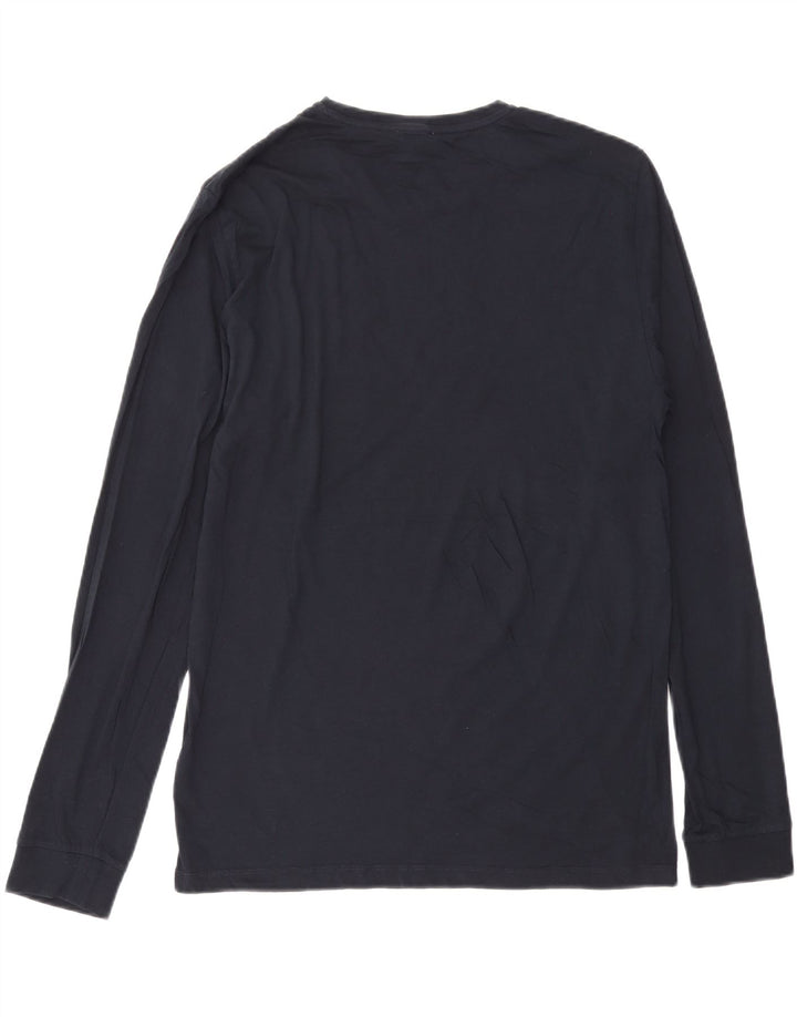 Męski top Reiss z długim rękawem XL, granatowy, bawełniany