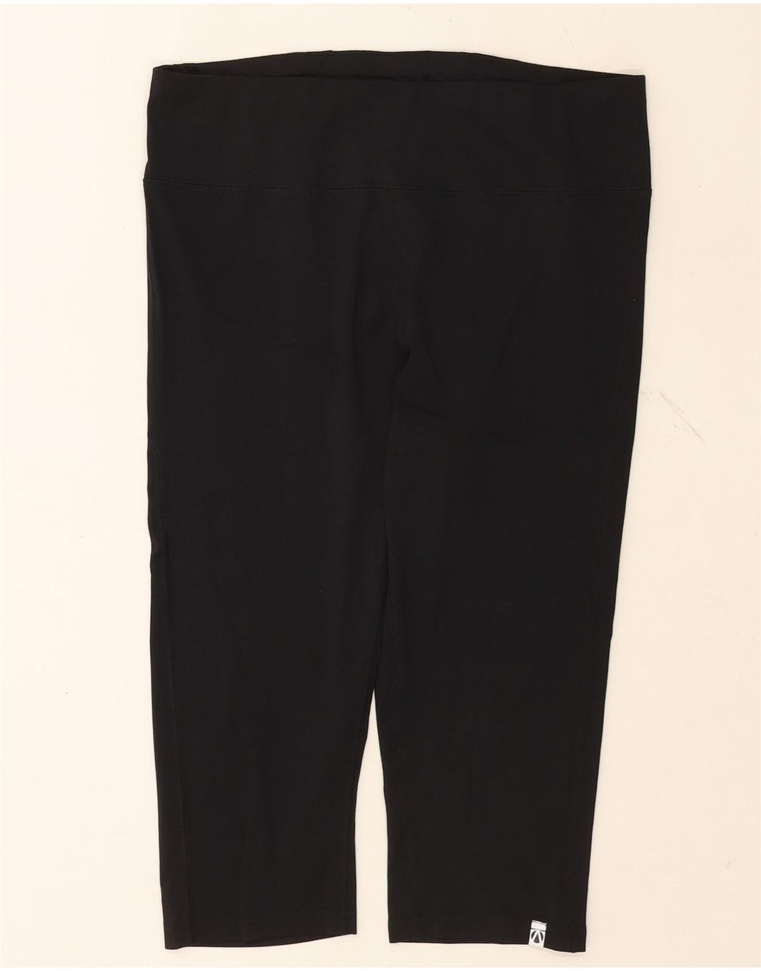 Damskie legginsy Capri Marks & Spencer UK 16, duże, czarne, poliestrowe