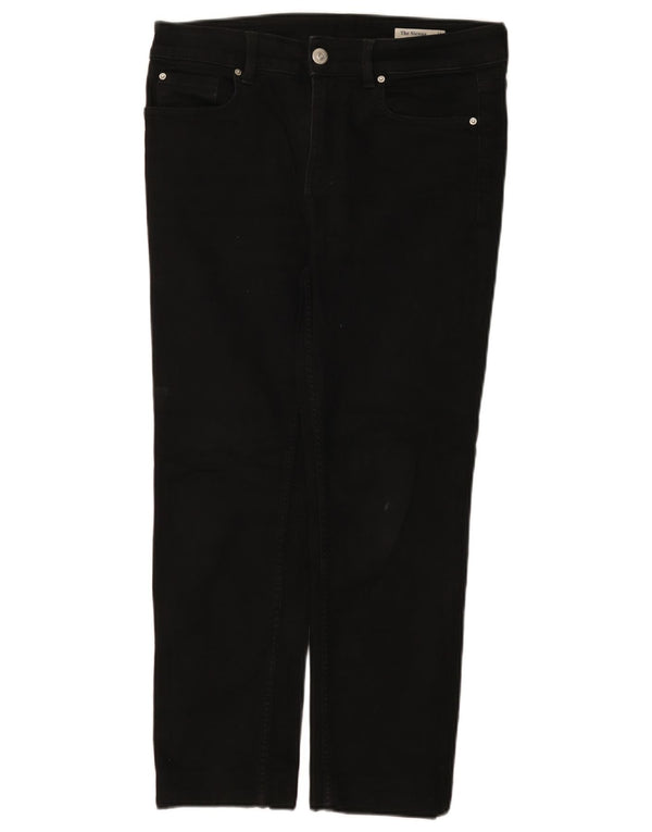 Marks & Spencer Damskie The Sienna Cropped Jeans UK 12 Medium W32 L25 Czarny