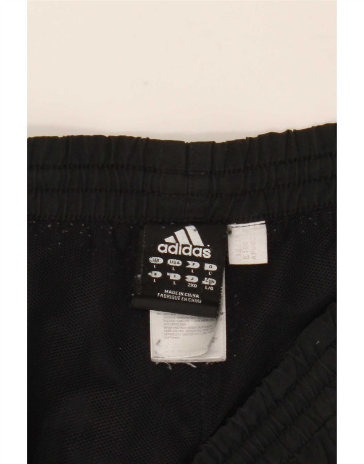 Męskie spodenki sportowe Adidas Climalite, duże, czarne, poliestrowe
