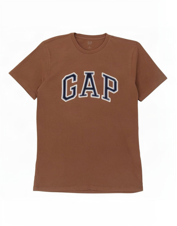 Męski t-shirt z grafiką Gap, średni brąz