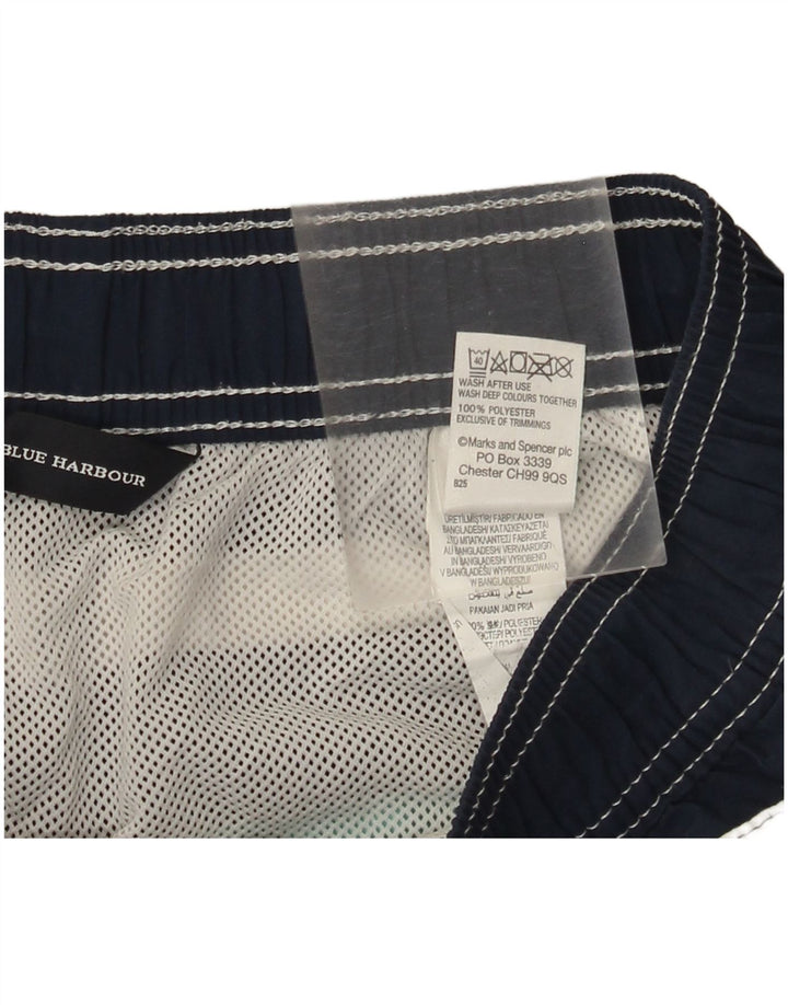 Męskie spodenki kąpielowe Marks & Spencer Blue Harbor, średni kolor granatowy