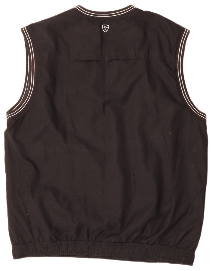 Męski dres bez rękawów Nike, duży, czarny poliester, UK 42/44